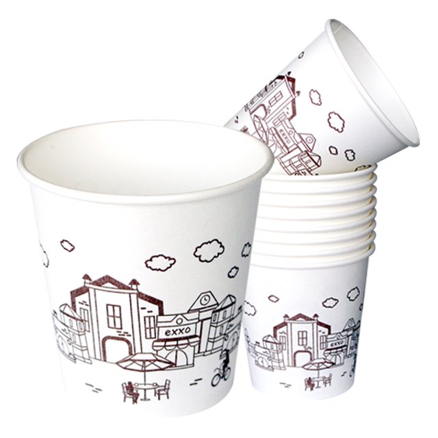 EXXO Intangible Light Natural Pulp Exo Paper Cup