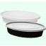 Oval steamer small 100p set Disposable packaging