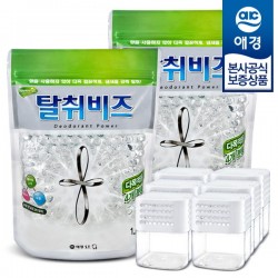 Holmes Multipurpose Deodorizing Beads Large Capacity 1.2 kg x2+Containers x6 Units (No Perfume Deodorant)