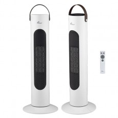 Hanil Electric Household Office Remote Control Heater Warm Fast Hot Air Fan HEF-2050R Light Gray