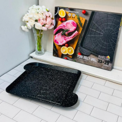 Easy cooker pork belly square roasting pan large 33×29