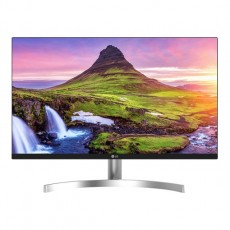 LG 24ML600SW 24 Inch White Monitor IPS Wide Field View Office Suitable for Home Office Slim Bezel Speaker Built-in
