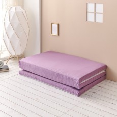 SS 5 cm density 85 3-tier folding natural latex topper mattress > furniture/DIY