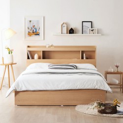 Panther LED 1-tier 3 drawer SS storage bed + 9 zone independent mat DF642008> Furniture/DIY