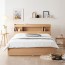 Panther LED 1-tier 3 drawer SS storage bed + 9 zone independent mat DF642008> Furniture/DIY