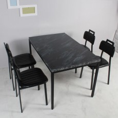 Handle quilting 4B set for 4 people Table Cafè Shop Square Table > Furniture/DIY