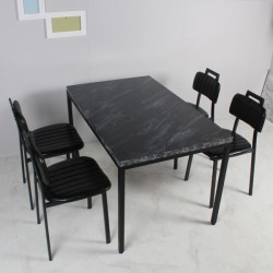 Handle quilting 4B set for 4 people Table Cafè Shop Square Table > Furniture/DIY