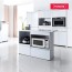 Artificial marble island table 10 types countertop kitchen organizer shelf cabinet > Furniture/DIY
