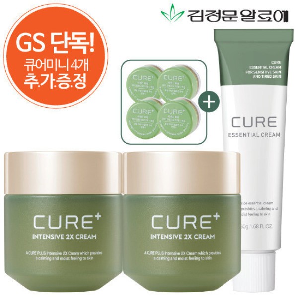 Kim Jung Moon Aloe Cure 2X Cream Solo Composition (2X Cream 2+Essential Cream 1+Mini4) > Health and Beauty