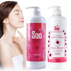 Clean Beauty Perfume Body Lotion 1000ml 1+1 / Total 2000ml High Moisture Capacity > Health and Beauty