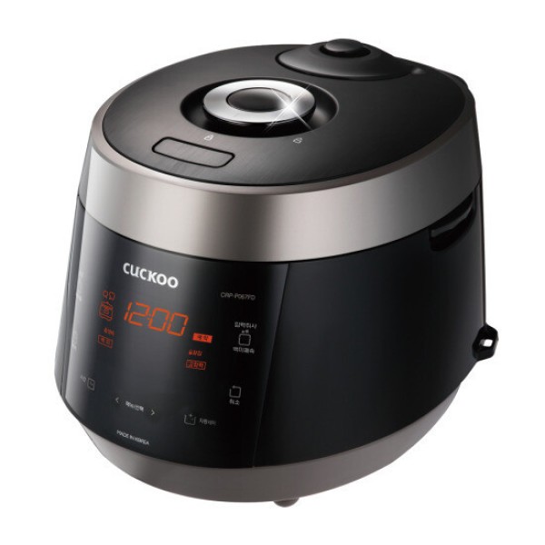 Kukuful Stainless Steel High Thermal Electric Pressure Rice Pot for 6 people CRP-P0610FD (Dark Silver) > Kitchen/Households