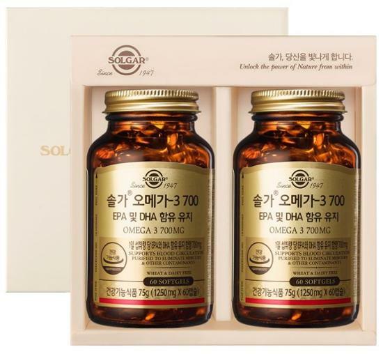 Solga Omega-3700 EPA & DHA Double Planning (60 tablets + 60 tablets / 4 months)