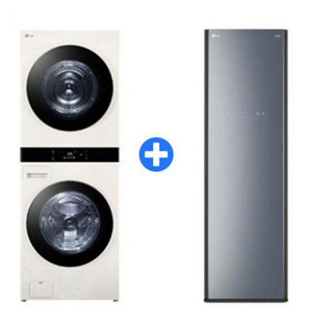 Object Collection Wash Tower 25 kg + 21 kg WL21EEHU + Object Collection Styler S5MBPUA