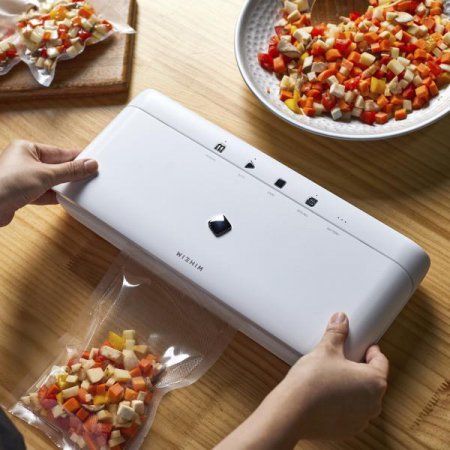 UV sterilization wireless vacuum packing machine (white)