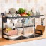 Boswiz Space-utilized plate holder sink stainless steel 2-tier tableware drying rack BOS-DR85