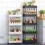 Bosewiz Mobile 5-stage trolley iron storage box shelf BOS-5P