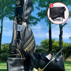 Special S-class Exhibition Product Plus President Trump in Singapore 300 Caddy Bag Set / 2 Accessories