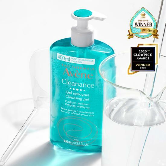 Avene Cleans Cleansing Gel 400 ml *Figures *Slightly Acid Cleanser