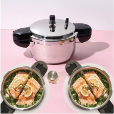 High-clad New Vienna IH pressure cooker for 4 people HNVPC-04 induction/triple bottom 4 people/6 people/8 people/10 people