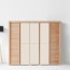 East and West Furniture Best Long Wardrobe Set of 9