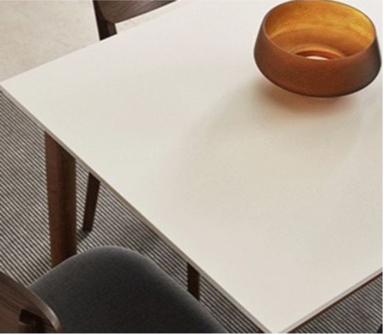 Casamia Carne Ceramic Table 1800 + Leather Chair 6p Visit Installation