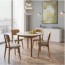Casamia Carne Ceramic Round Table 1000 + Leather Chair 4p Visit Installation