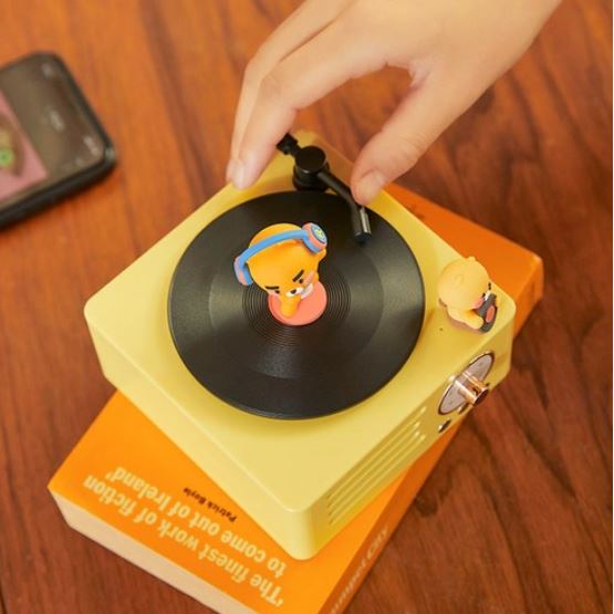 Kakao Friends Turntable Bluetooth Mini Speaker Ryan Chunsik