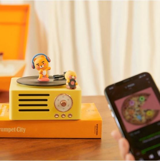 Kakao Friends Turntable Bluetooth Mini Speaker Ryan Chunsik