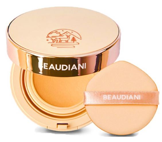Budiani Flight Attendant Fact Duty Free Shop Cover Good Pore Attendant Solid Water Glow Foundation Cushion Cushion Foundation Cushion 12g, Cover Daily No. 2, 1