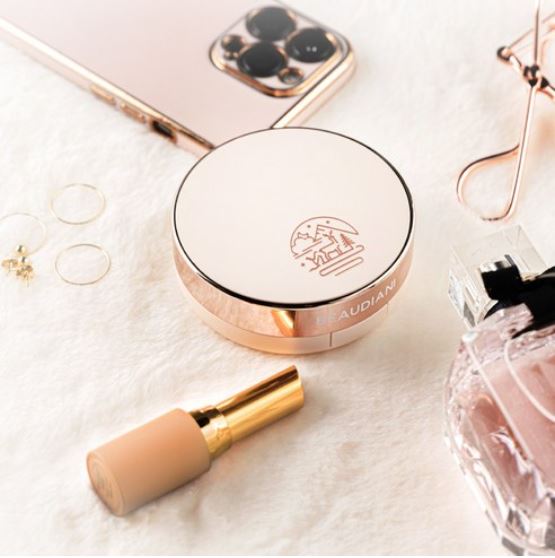 Budiani Flight Attendant Fact Duty Free Shop Cover Good Pore Attendant Solid Water Glow Foundation Cushion Cushion Foundation Cushion 12g, Cover Daily No. 2, 1