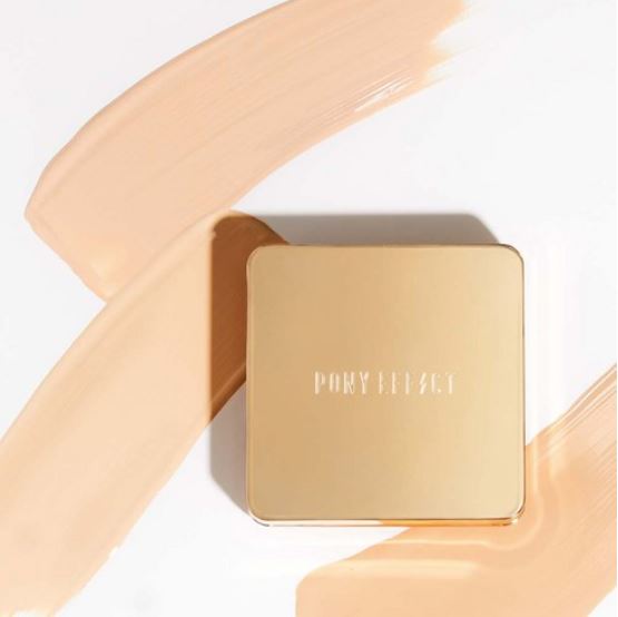 Pony Effect Cover Stay Cushion Foundation EX Original 15g + Refill 15g, 001 Logi Ivory, 1 Set