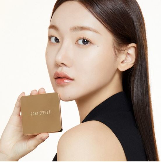 Pony Effect Cover Stay Cushion Foundation EX Original 15g + Refill 15g, 001 Logi Ivory, 1 Set