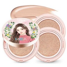Miba Wang Cushion Season 2 Large Capacity 25 g Original Product + 25 g Refill x 2p Set, No. 21 Bright Skin, 1 Set