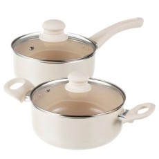 Exploration Ceramic Coated Pot Set of 2 (Induction Available)