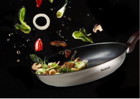 Tefal Induction SS Titanium 1X Trendy Cook Frying Pan, 24 cm, 1 ea