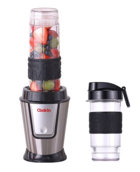 Kitchen Flower Cookin Tritan High-Speed Power Blender Silver