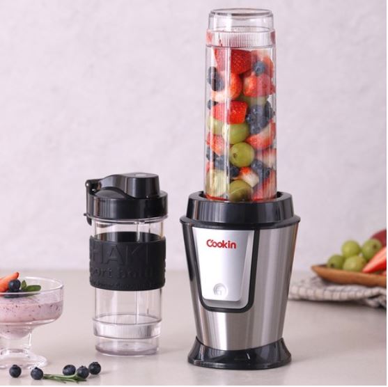 Kitchen Flower Cookin Tritan High-Speed Power Blender Silver