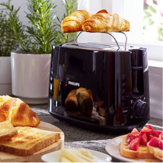 Phillips Daily Collection Toaster Black