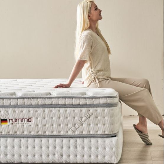 Rummel R5000 Pocket Independent Spring Bed Mattress Tencel Memory Foam Hotel Thickness 330 mm Visiting Installation