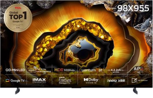 TCL 4K UHD QD-MiniLED Android 12 Premium TV