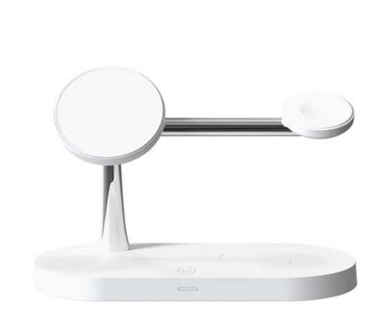 Manreb 3-in-1 + 1 Apple Watch iPhone Maxafe Wireless Charger Cradle