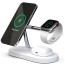 Manreb 3-in-1 + 1 Apple Watch iPhone Maxafe Wireless Charger Cradle