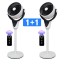 Two stand remote air circulators