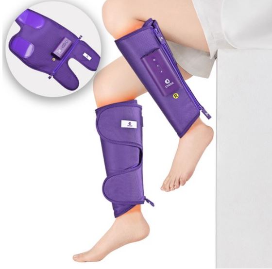 OYEAH Calf Massager Wireless Thermal Pressure Strength Control Foot Massager K-705 (Zipper Type)