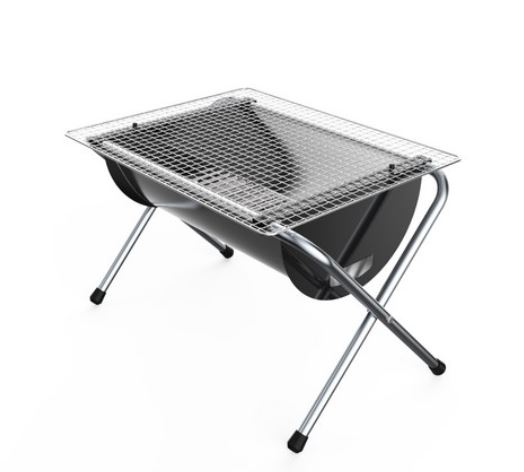 Rice Camping X-Grill Foldable Furnace Firewood Charcoal Barbecue Grill