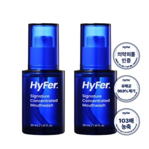 Hyper Signature High Concentrated Gargle, 30ml, 2 pieces