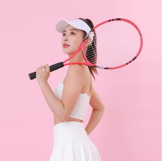 Introductory Tennis Racket Beginner Genuine, Pink, 1 piece