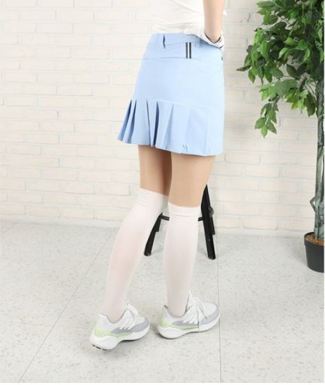 Women's summer back pleats currot golf skirt skirt