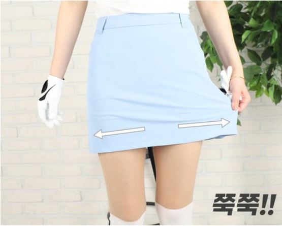 Women's summer back pleats currot golf skirt skirt
