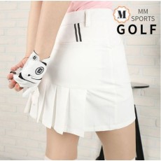 Women's summer back pleats currot golf skirt skirt